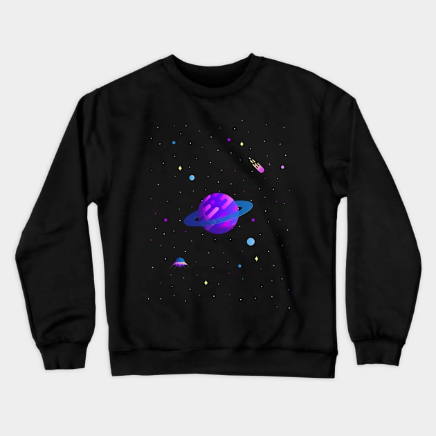 Ring System Crewneck Sweatshirt by BadOdds